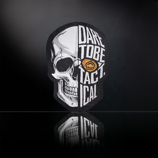 Pentagon Half Skull Morale Patch