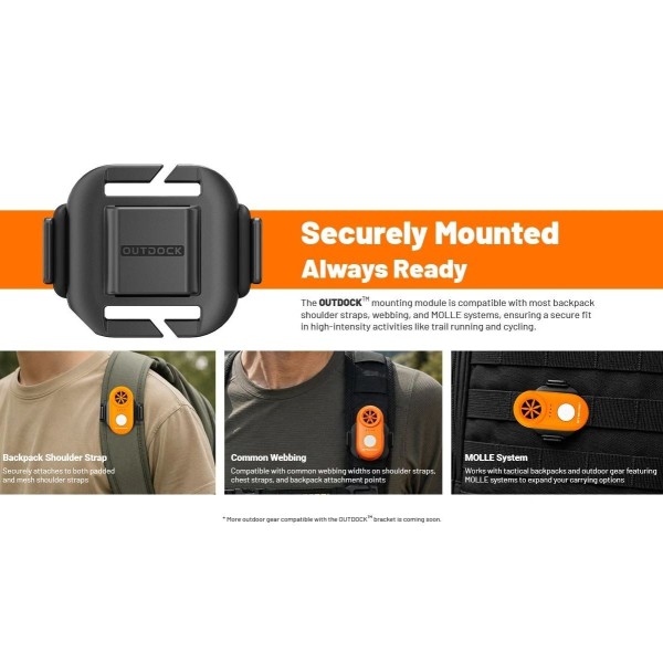 Nitecore NWE10 Electronic Outdoor Whistle - Orange