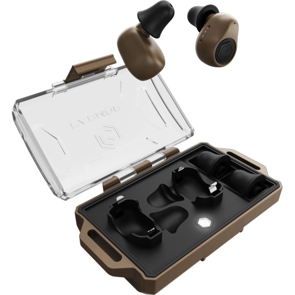 Earmor M23T AI Bluetooth Earplugs Protection- Coyote Brown