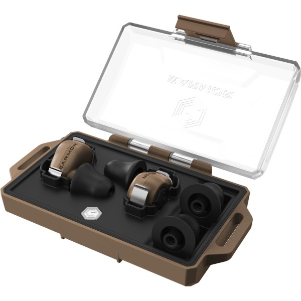 Earmor M23T AI Bluetooth Earplugs Protection- Coyote Brown