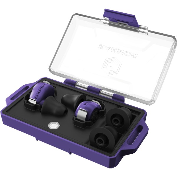 Earmor M23T AI Bluetooth Earplugs Protection- Specter Purple