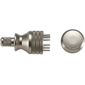 Columbia River 6 Bit Driver Tool Silver