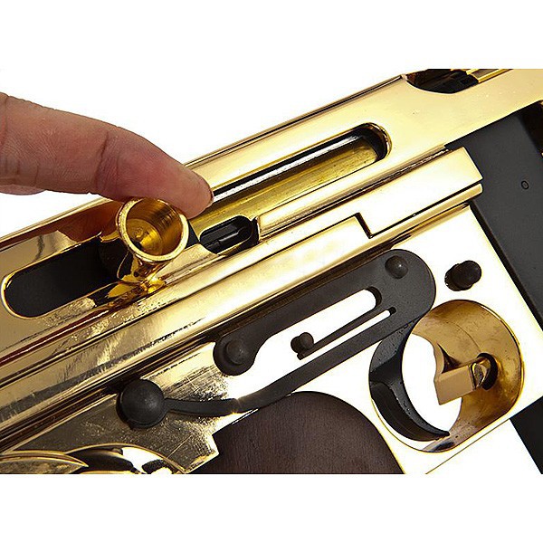 King Arms Thompson M1A1 Military Real Wood - Full Metal - Gold