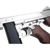 King Arms Thompson M1A1 Military Real Wood - Full Metal - Silver