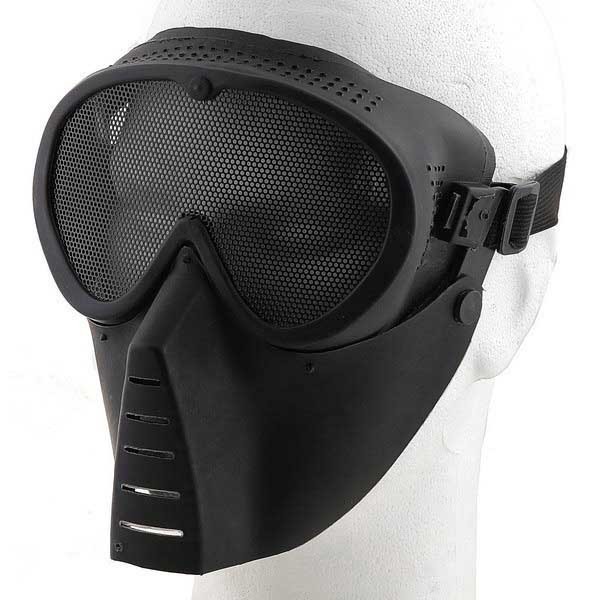 Grid Airsoft Mask - Black