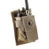 Tactical Molle Radio Pouch - Khaki
