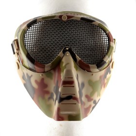 Grid Airsoft Mask - Camo