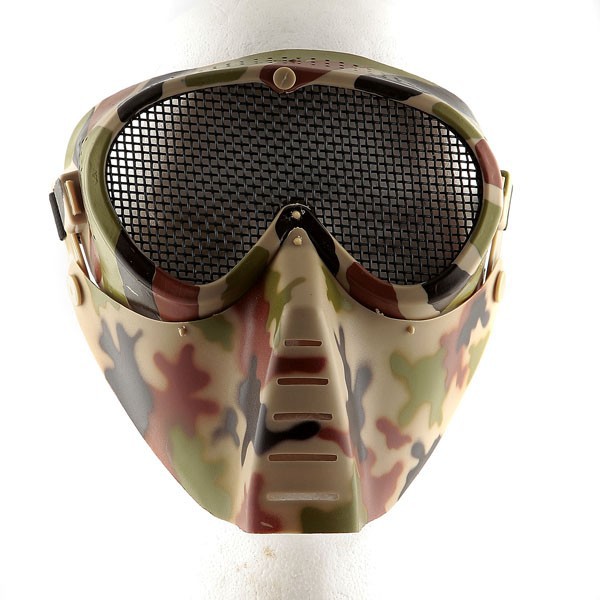 Grid Airsoft Mask - Camo