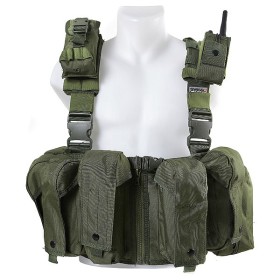 Swiss Arms Modular Front Split Combat Vest - OD