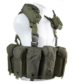 Swiss Arms Modular Front Split Combat Vest - OD