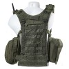 Swiss Arms Modular Front Split Combat Vest - OD
