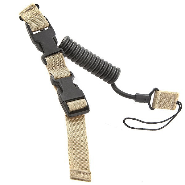 King Arms Tactical Pistol Lanyard - TAN