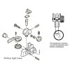 King Arms M4 Rear Sight Frame
