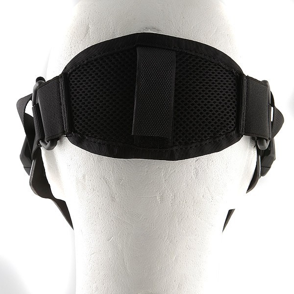 Hard Foam Neoprene Half Face Mask - Silver