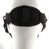 Hard Foam Neoprene Half Face Mask - Silver