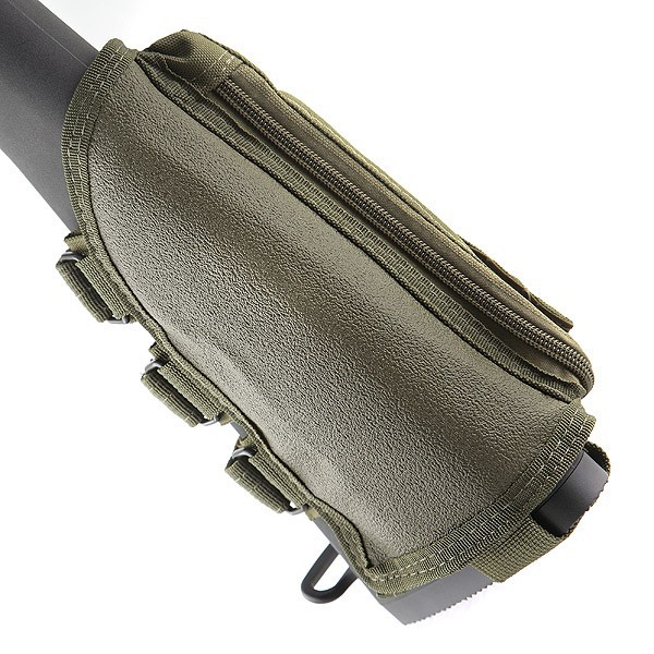 Shotgun Ammo Pouch Cheek Pad - Olive Drab